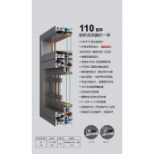 110（地漏）双平断桥窗纱一体