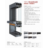 131六轨全隐全景断桥推拉窗